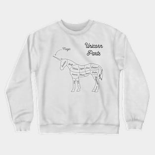 Unicorn Parts - Awesome Unicorn Lovers Gift Crewneck Sweatshirt